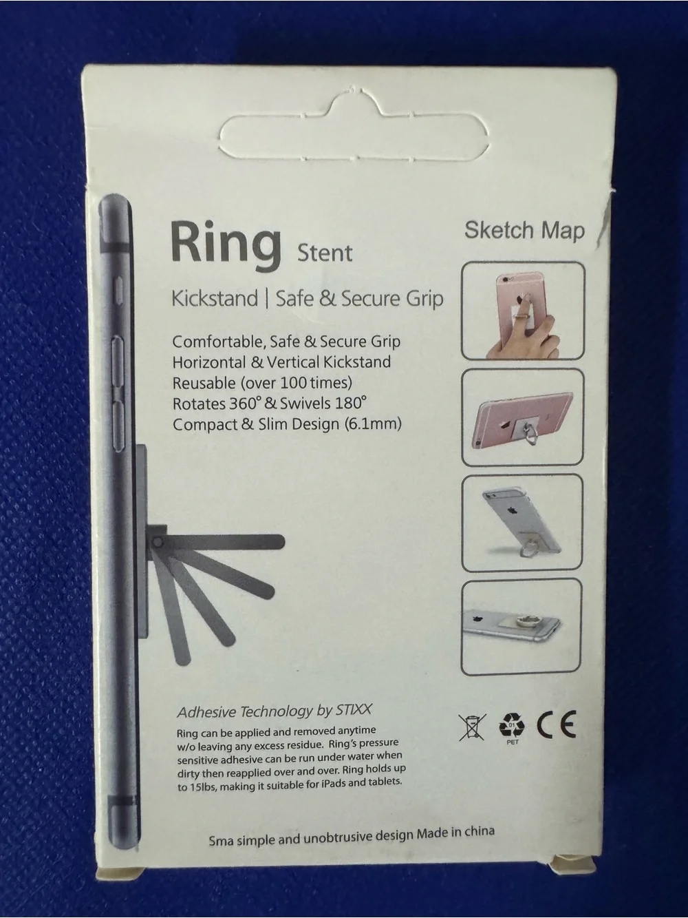 🐻‍❄️I love you BEARy much - Bear Shaped Kickstand Phone Ring Stent - NWT Sealed